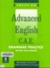 Advanced English C.A.E _ Grammar Practice