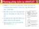 Bài giảng PLC và mạng công nghiệp: Phương pháp tuần tự Grafcet
