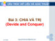 Bài giảng Cấu trúc dữ liệu và giải thuật: Bài 3 - Nguyễn Mạnh Sơn