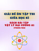 Giải đề ôn tập thi giữa học kì (Sách bài tập Vật lý đại cương A1 – Trang 453)