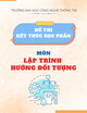 Đề thi kết thúc học phần học kì 2 Lập trình hướng đối tượng năm 2021-2022