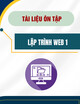 Tài liệu ôn tập môn Lập trình web 1