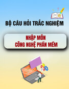 Bộ câu hỏi trắc nghiệm Nhập môn Công nghệ phần mềm