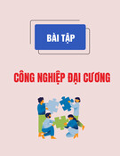Bài tập Công nghiệp đại cương
