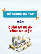 Đề cương ôn tập học phần Quản lý dự án công nghiệp